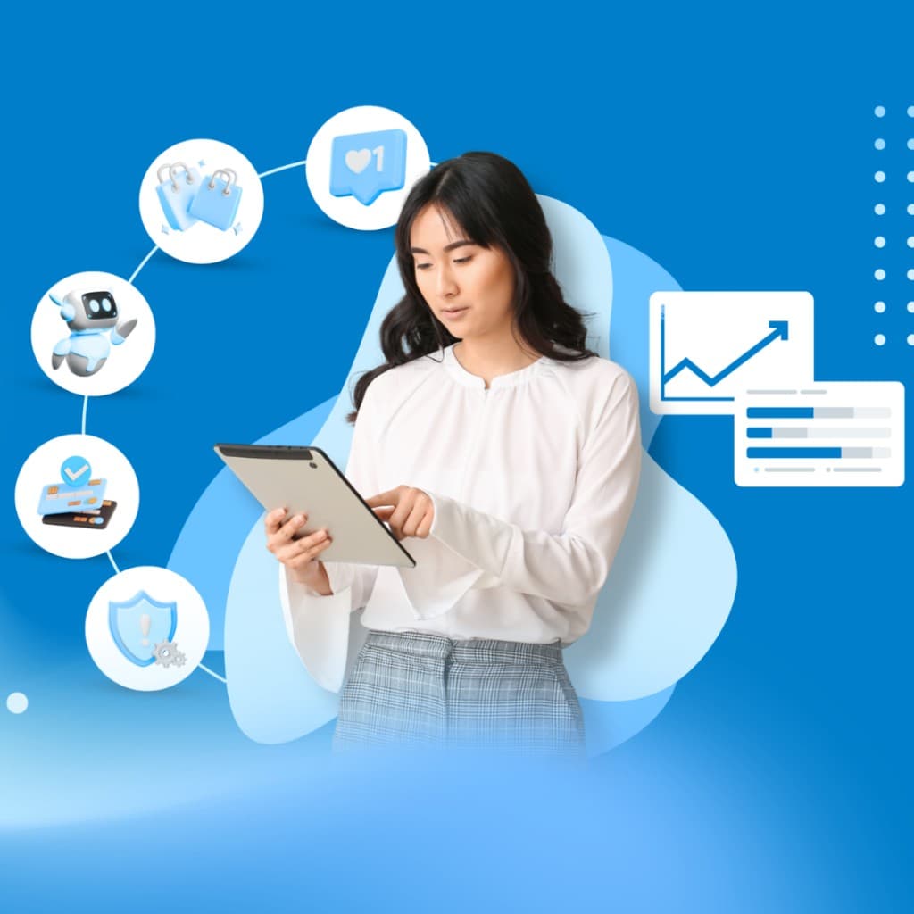 Marketing professional using Shopify and HubSpot for growth and performance marketing