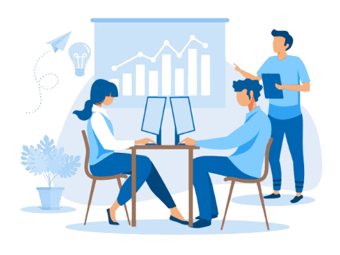 Hands-on training illustration